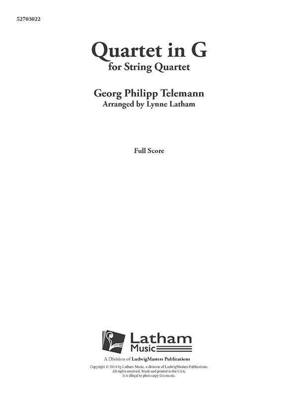 Quartet in G Cover Image