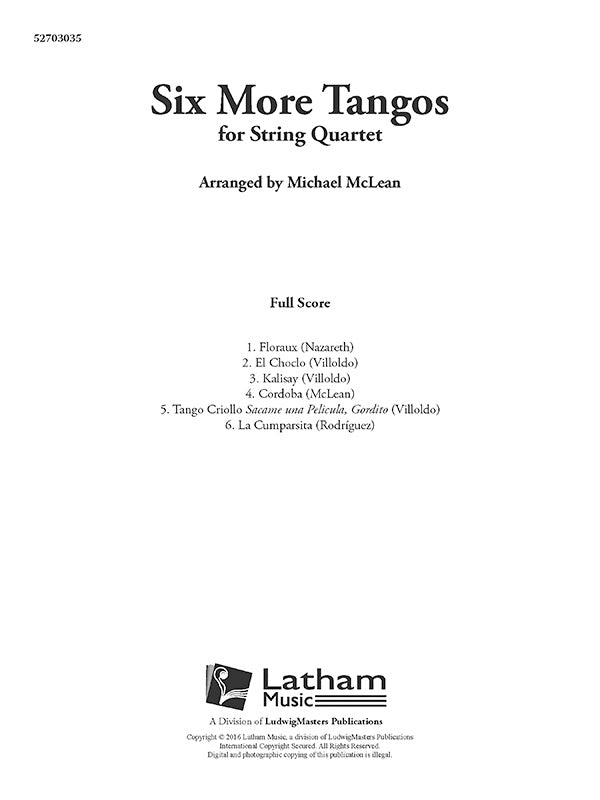 Six More Tangos Cover Image