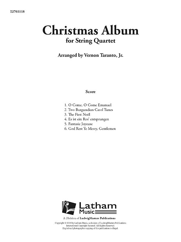 Christmas Album Cover Image