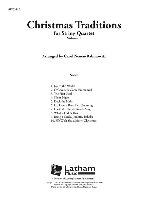Christmas Traditions Vol. 1 Cover Image