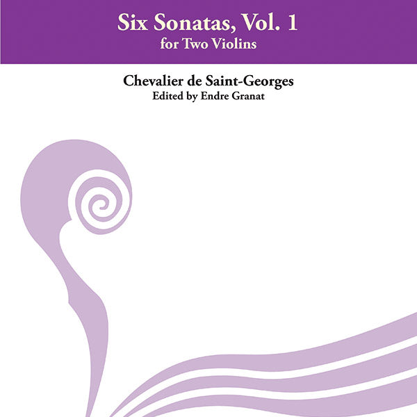 Six Sonatas for Two Violins, Vol. 1 Cover Image