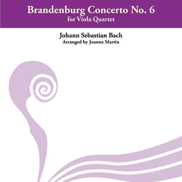 Brandenburg Concerto No. 6 for Viola Quartet Cover Image