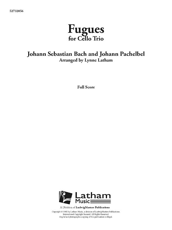 Fugues for Cello Trio Cover Image