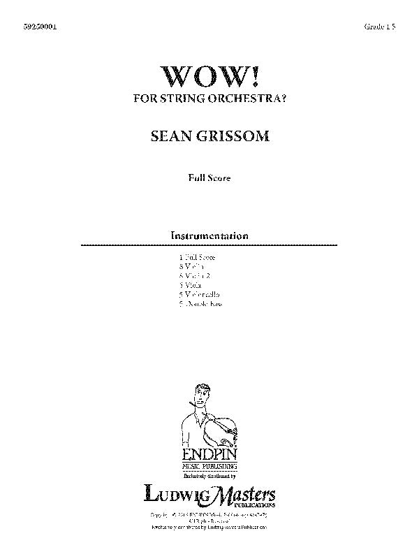 WOW! for String Orchestra? Cover Image