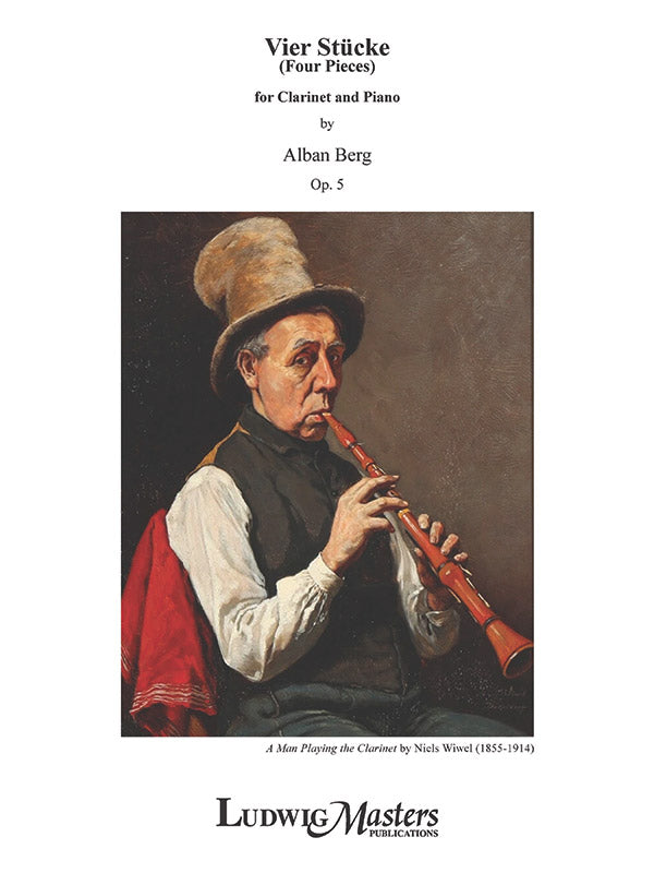 Vier Stücke (4 Pieces) for Clarinet and Piano, Op. 5 Cover Image