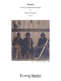 Sonata for Horn, Trumpet and Trombone, FP 33a Cover Image