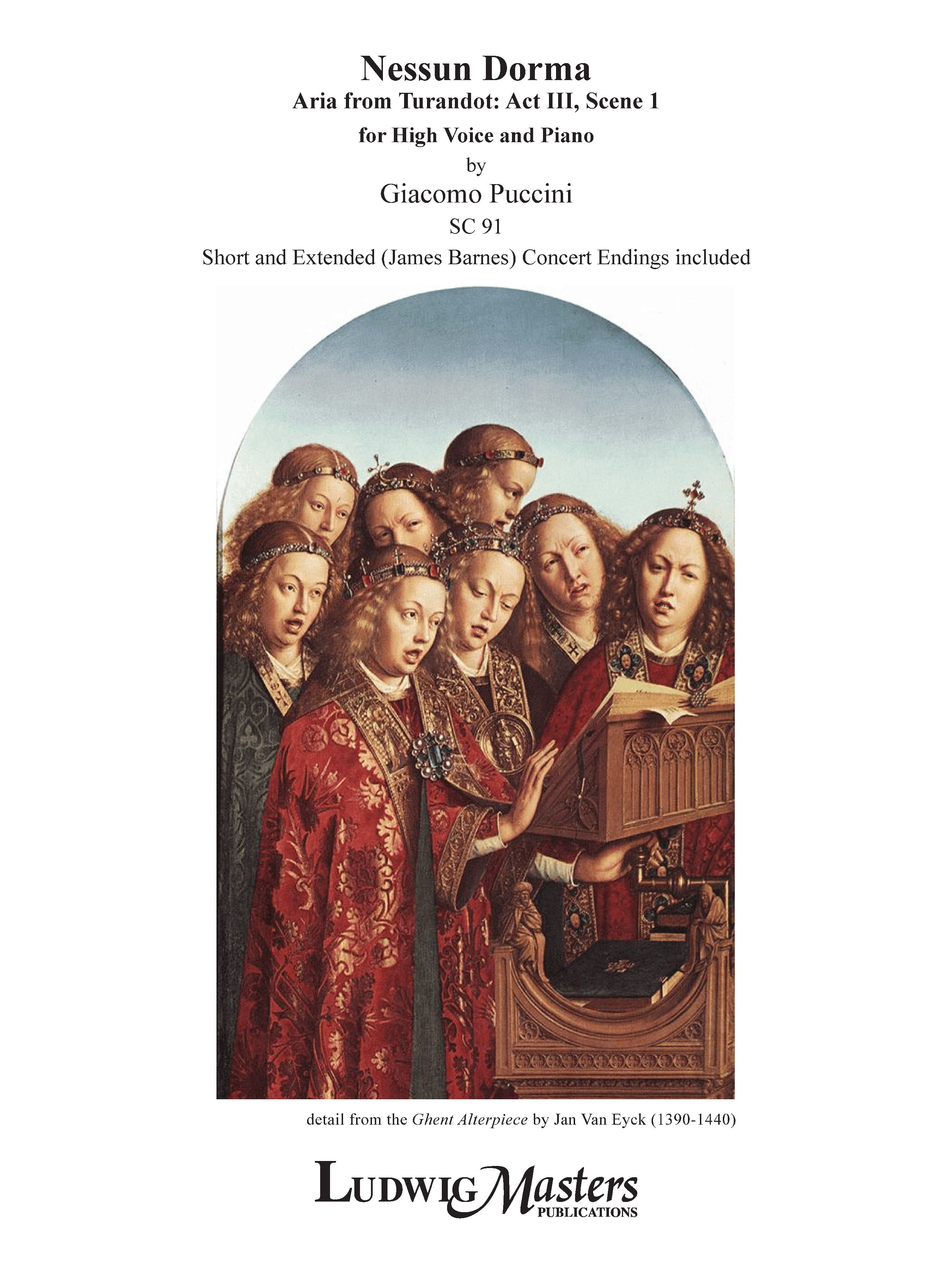 Nessun Dorma (Aria from Turandot: Act III, Scene 1, short and extended concert endings) Cover Image