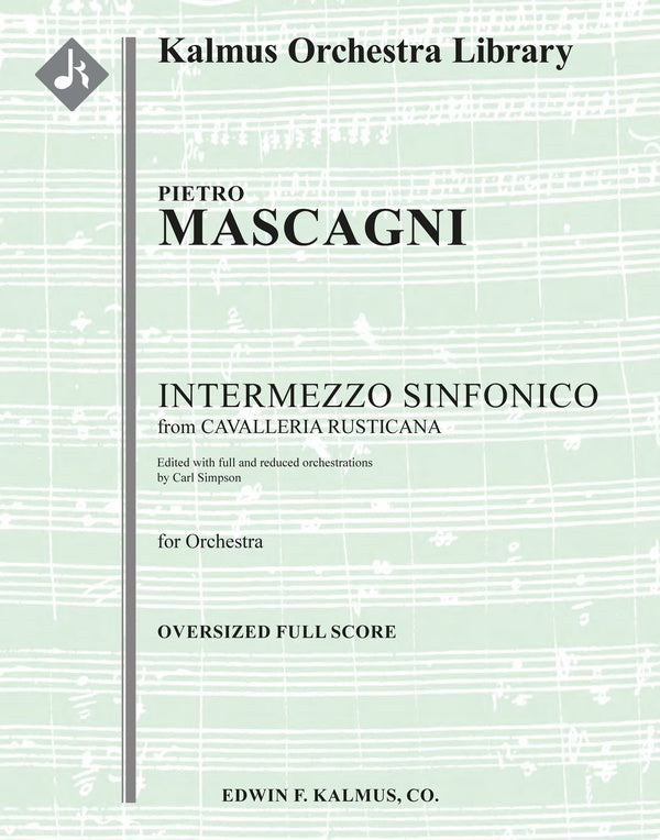 Cavalleria Rusticana: Intermezzo Sinfonico (added orchestrations) Cover Image