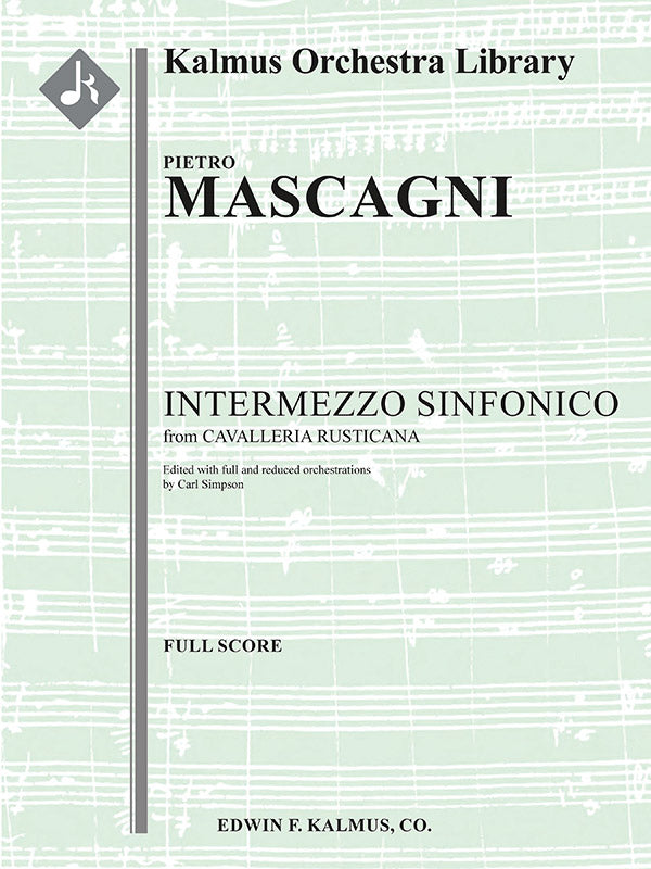 Cavalleria Rusticana: Intermezzo Sinfonico (added orchestrations) Cover Image