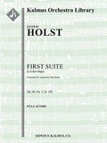 First Suite in E-flat (Suite No. 1, Op. 28/1; H. 105) Cover Image