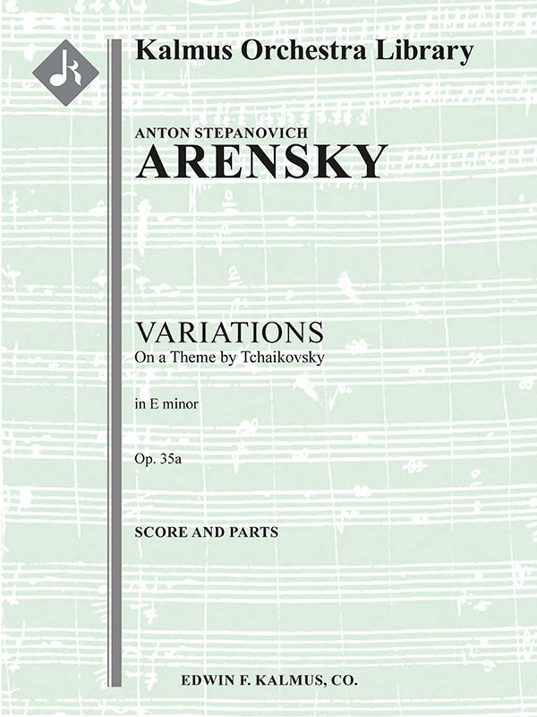 Variations on a Theme of Tchaikovsky, Op. 35a Cover Image