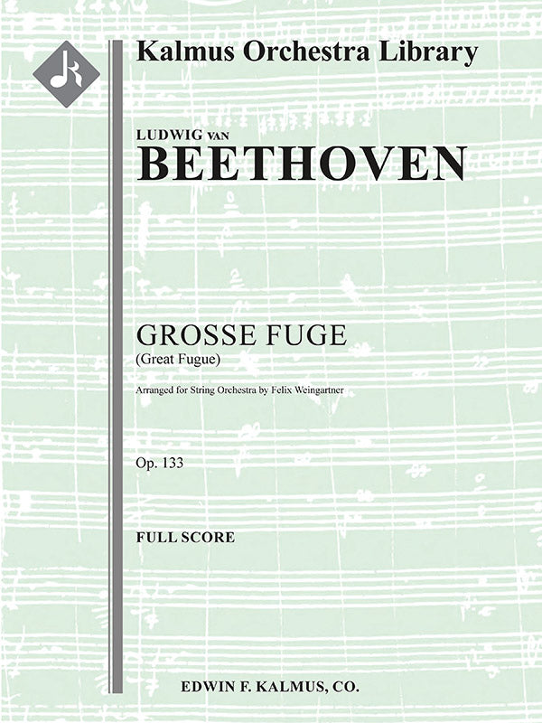 Grosse Fuge (Great Fugue), Op. 133 Cover Image