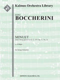 Minuet in A (No. 3 from String Quintet in E, G. 275/ Op. 11, No. 5) Cover Image