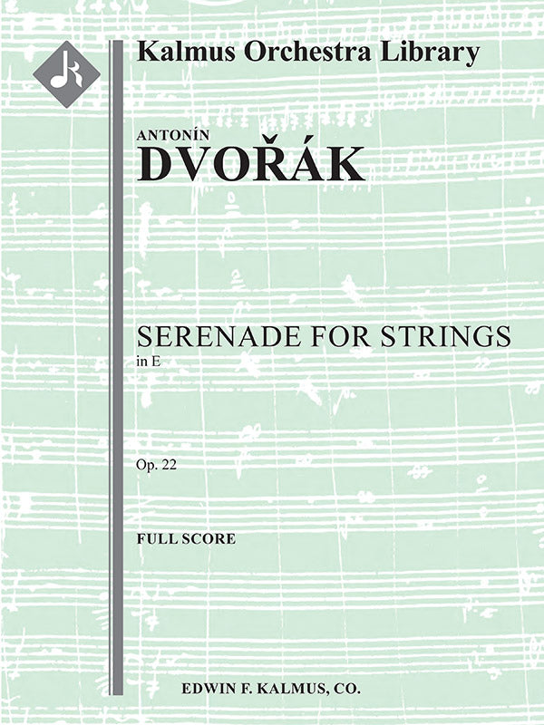Serenade in E for Strings, Op. 22, B. 52 Cover Image