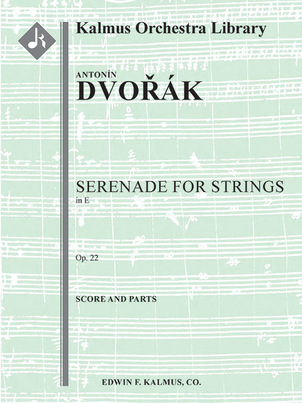 Serenade in E for Strings, Op. 22, B. 52 Cover Image