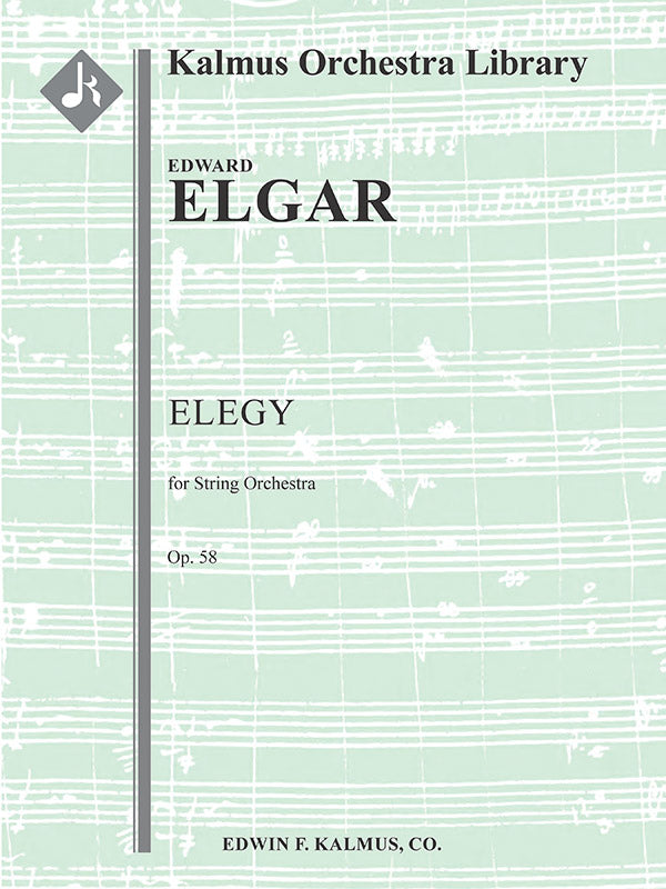 Elegy, Op. 58 Cover Image