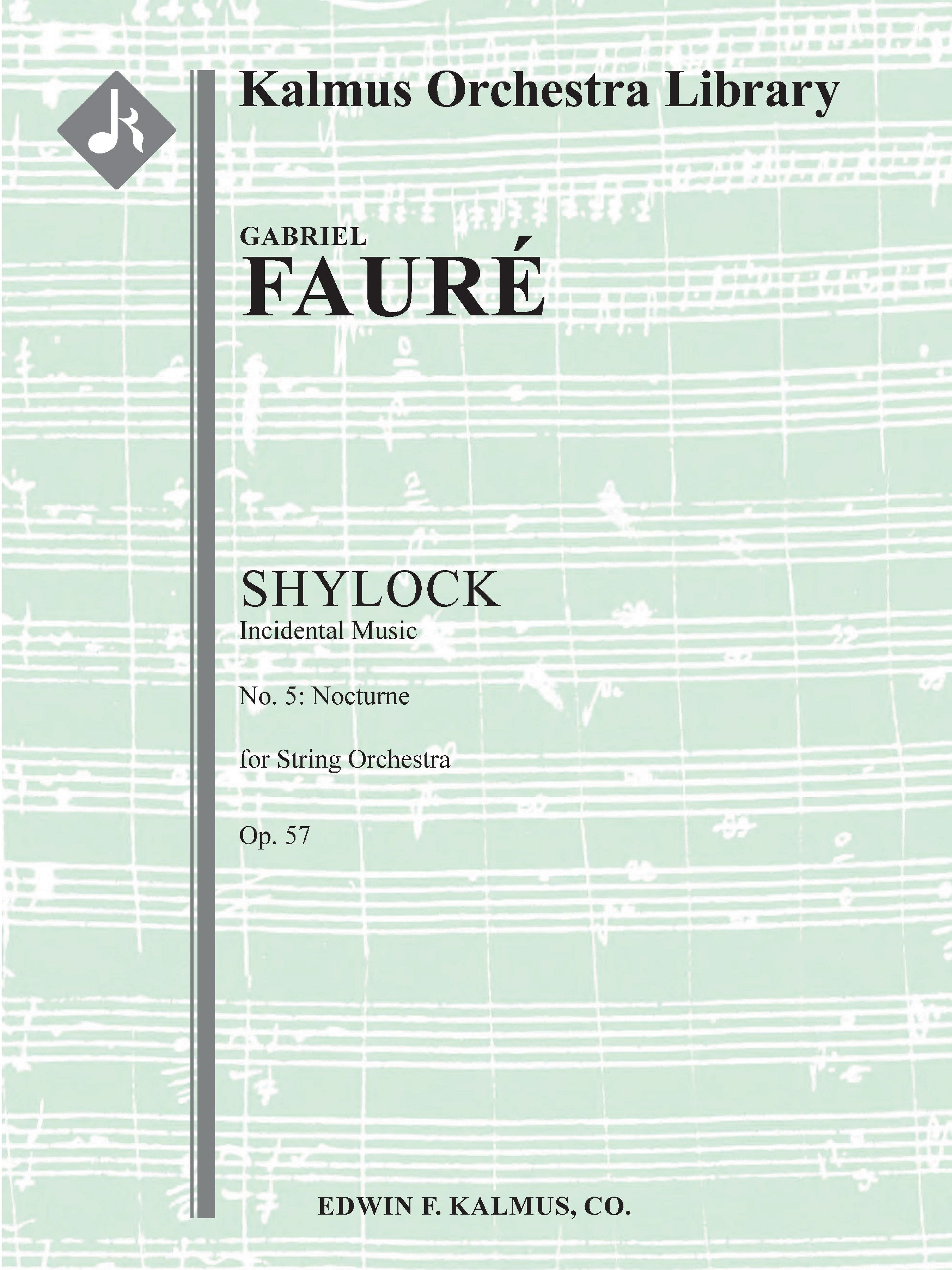 Shylock: Incidental Music, Op. 57: No. 5, Nocturne Cover Image