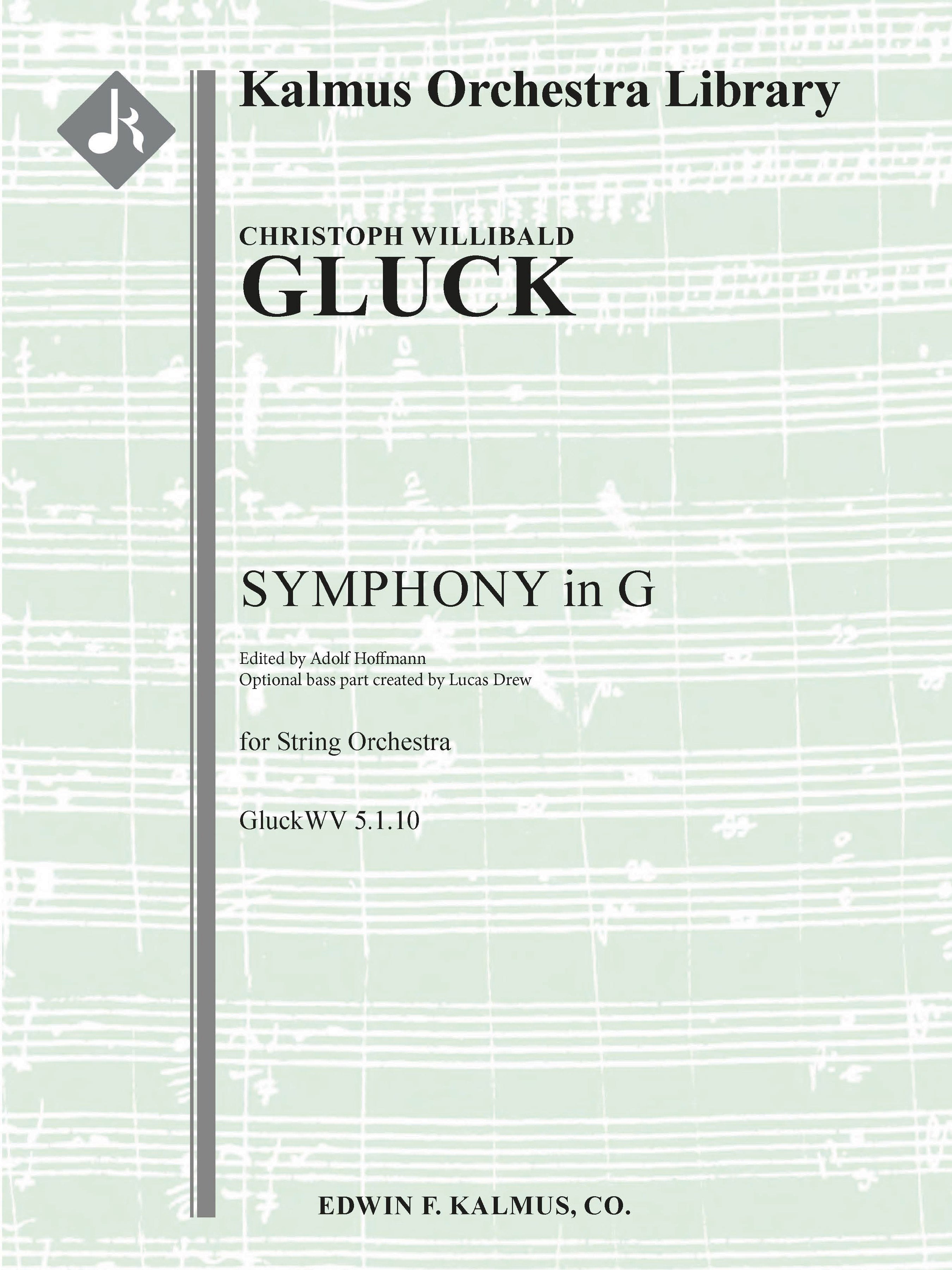 Symphony in G (GluckWV 5.1.10) Cover Image