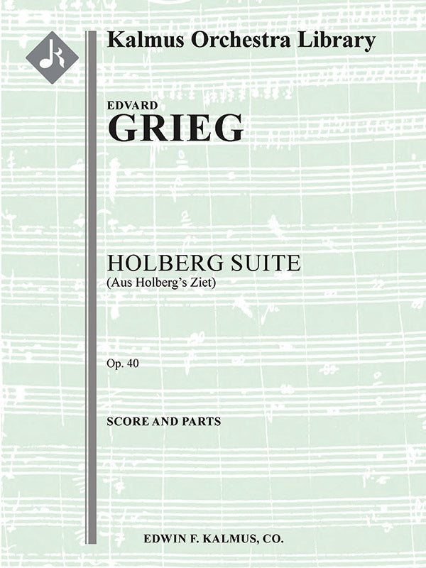 Holberg Suite, Op. 40 (Aus Holbergs Zeit) Cover Image