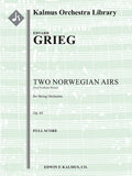 Two Norwegian Airs, Op. 63 [composer's orchestration] Cover Image