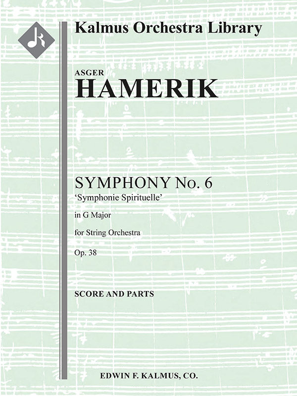 Symphony No. 6 in G, Op. 38 'Symphonie Spirituelle' (Sacred Symphony) Cover Image