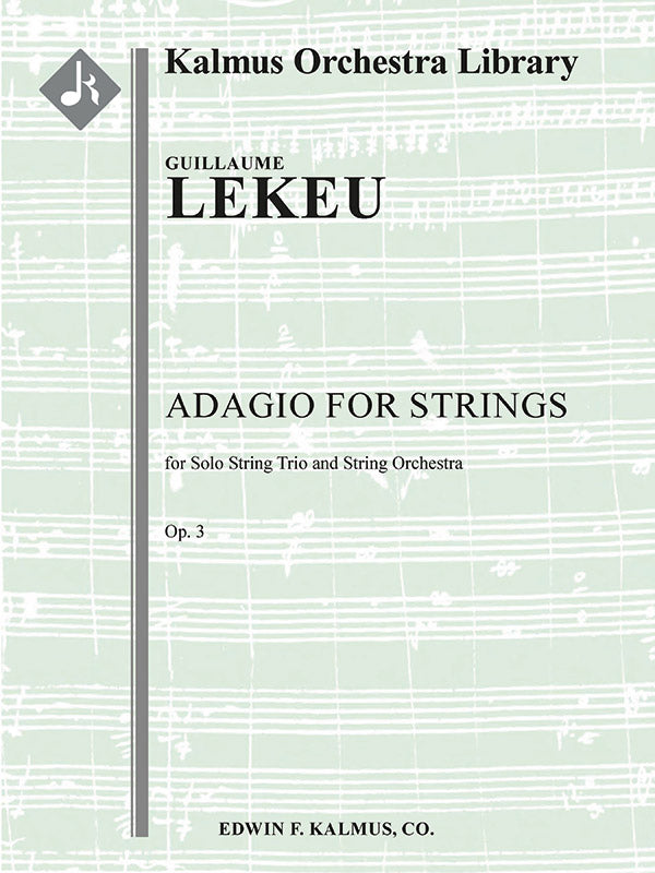 Adagio for Strings, Op. 3 Cover Image