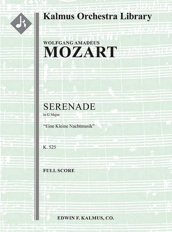 Eine kleine Nachtmusik (Serenade in G), K. 525 Cover Image