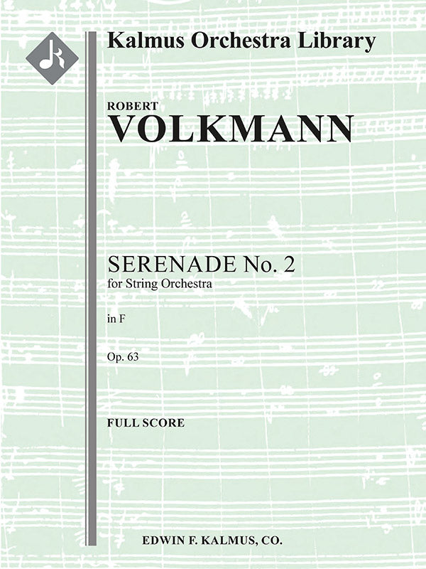 Serenade No. 2 for Strings in F, Op. 63 Cover Image