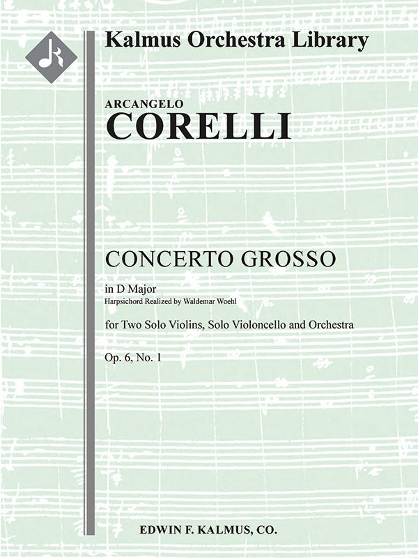 Concerto Grosso in D, Op. 6, No. 1 Cover Image