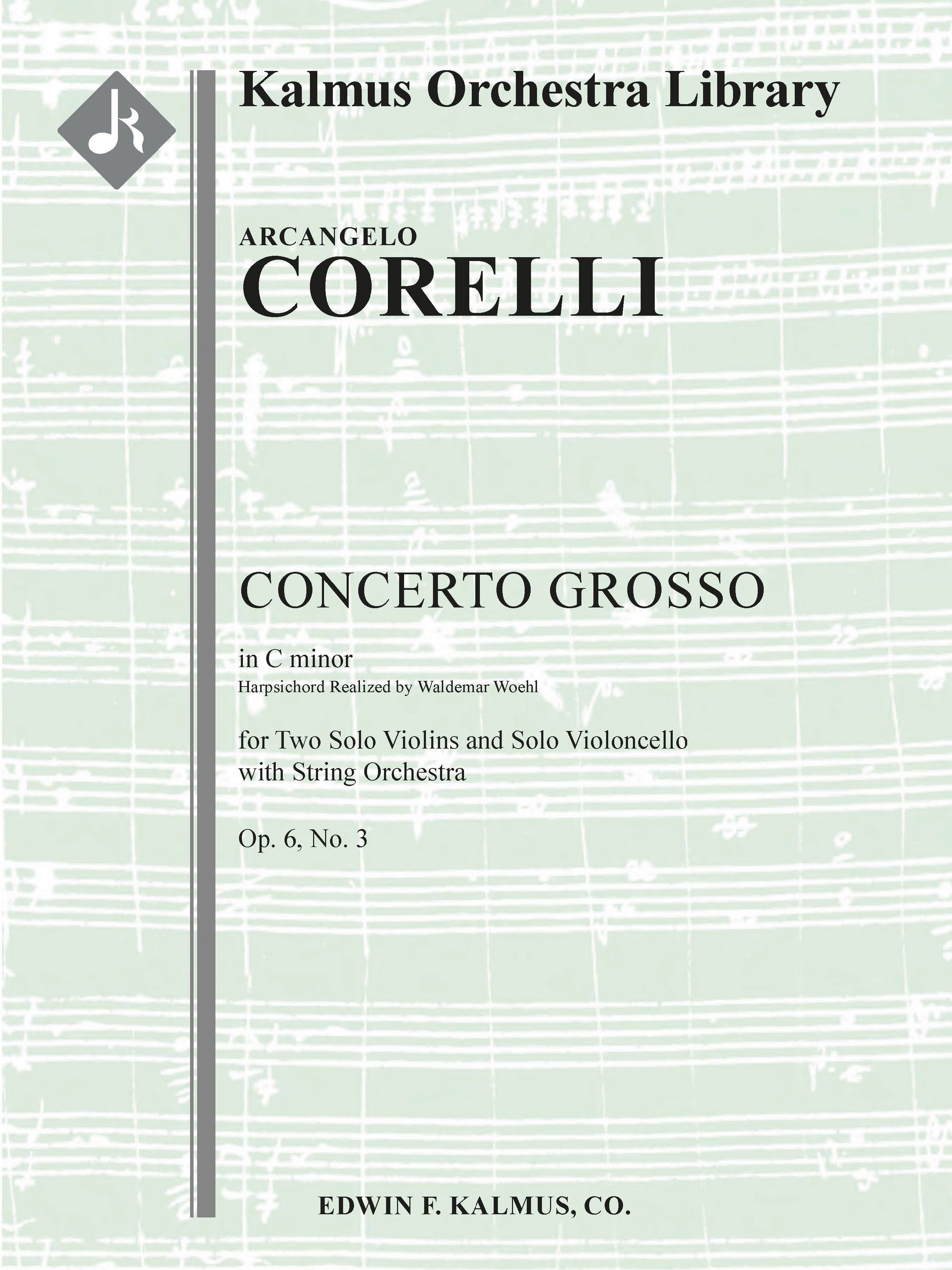 Concerto Grosso, Op. 6, No. 3 in C minor Cover Image