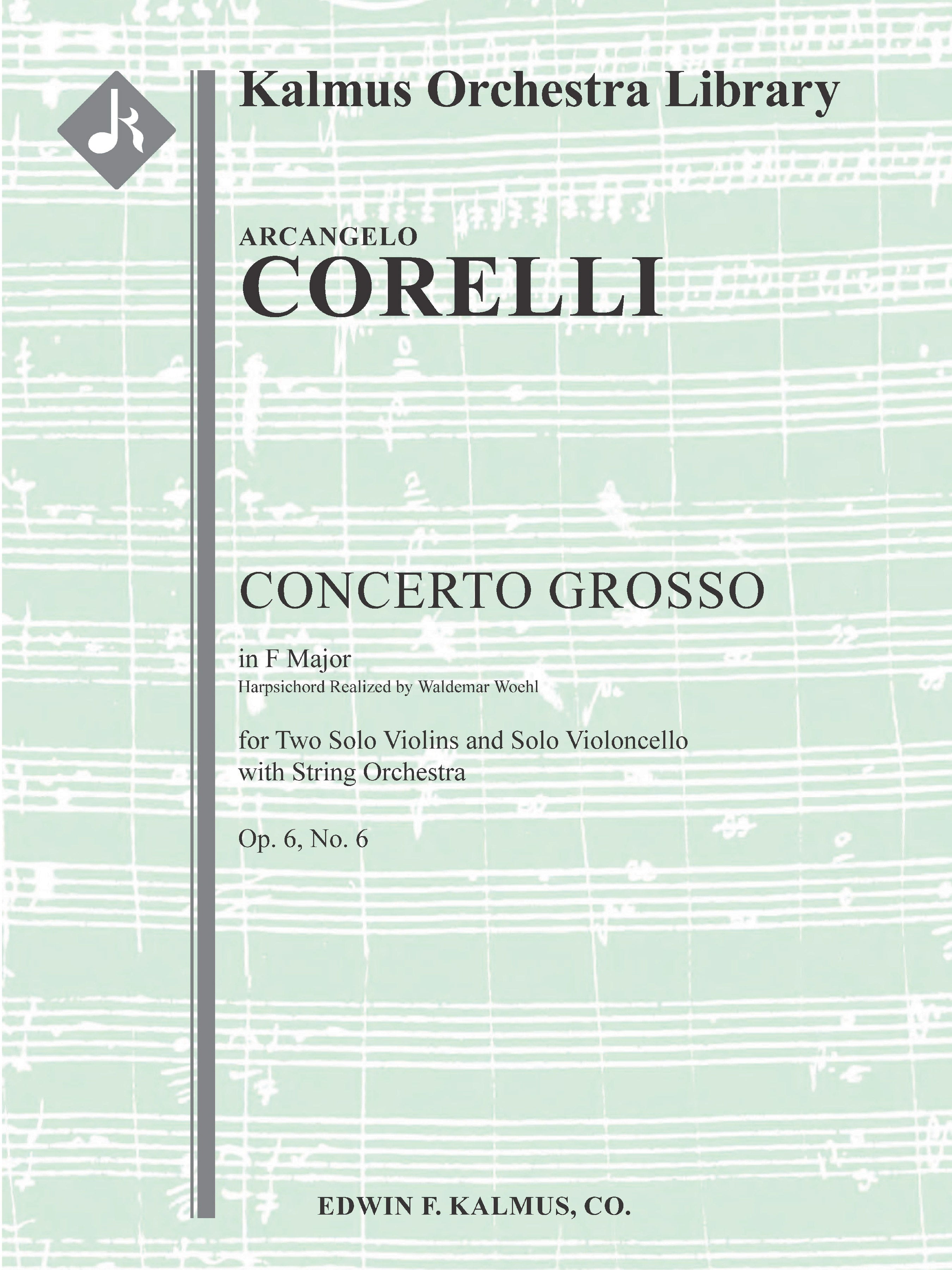 Concerto Grosso, Op. 6, No. 6 in F Cover Image