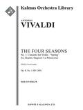 The Four Seasons, No. 1: Concerto for Violin in E - Spring (Le Quattro Stagioni: La Primavera, RV269/F.I: 22) Cover Image