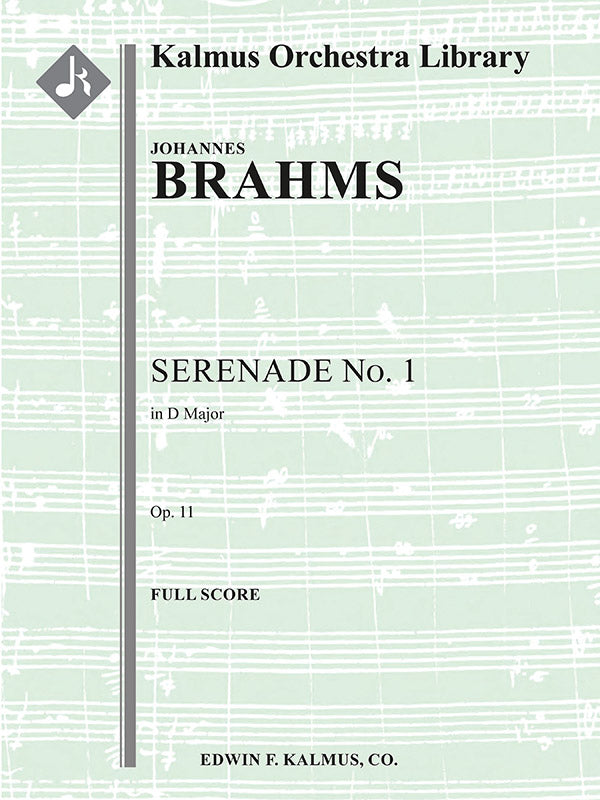 Serenade No. 1 in D, Op. 11 Cover Image