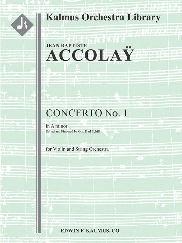 Concerto for Violin No. 1 in A minor Cover Image