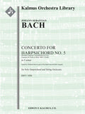 Concerto for Harpsichord in F minor, BWV 1056 (composer's arrangement of a lost Concerto for Oboe) Cover Image