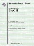 Concerto for Three Harpsichords in C, BWV 1064 (composer's arrangement of a lost Concerto for Three Violins) Cover Image