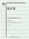 Concerto for Violin No. 1 in A minor, BWV 1041 Cover Image