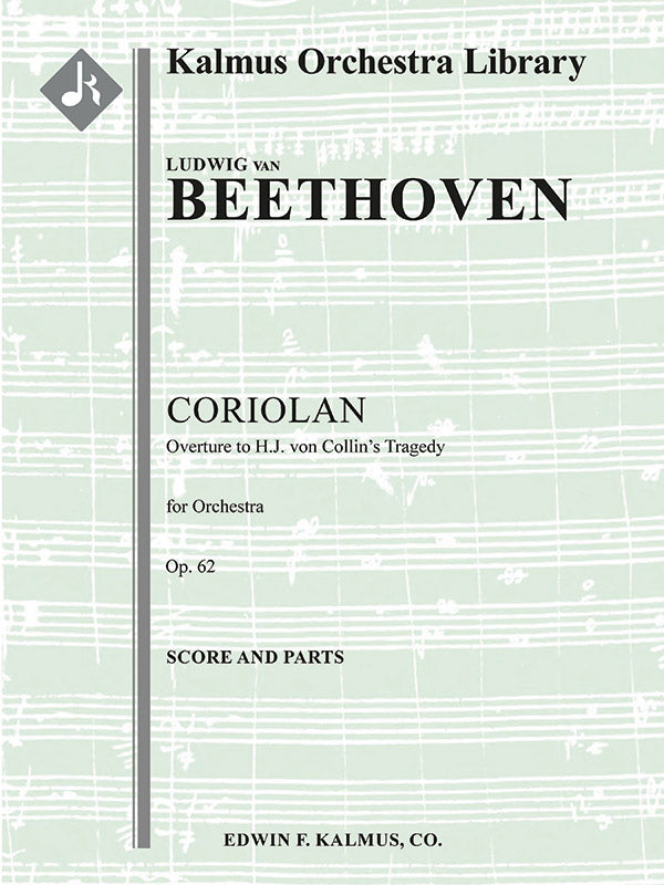 Coriolan Overture, Op. 62 Cover Image