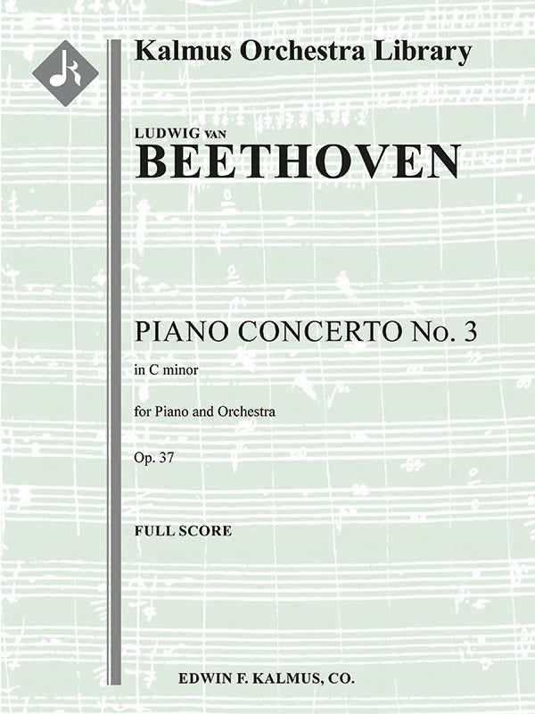 Concerto for Piano No. 3 in C minor, Op. 37 Cover Image