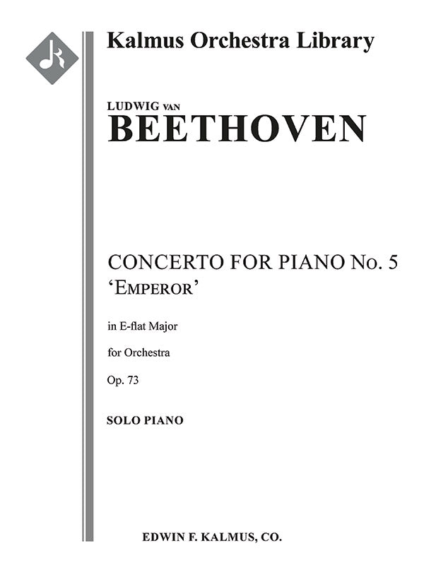 Concerto for Piano No. 5 in E-flat, Op. 73 'Emperor' Cover Image