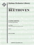 Concerto for Violin in D, Op. 61 Cover Image