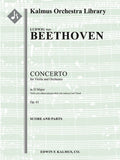 Concerto for Violin in D, Op. 61 Cover Image