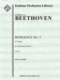 Romance for Violin and Orchestra No. 2 in F, Op. 50 Cover Image