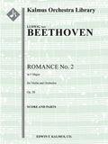 Romance for Violin and Orchestra No. 2 in F, Op. 50 Cover Image