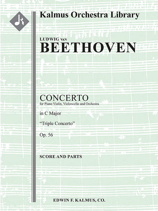 Concerto for Violin, Cello and Piano (Triple Concerto), Op. 56 Cover Image