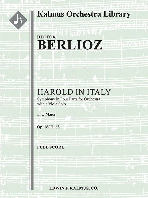 Harold in Italy, Op. 16/ H. 68 (Symphony in Four Parts with a Viola Solo) Cover Image