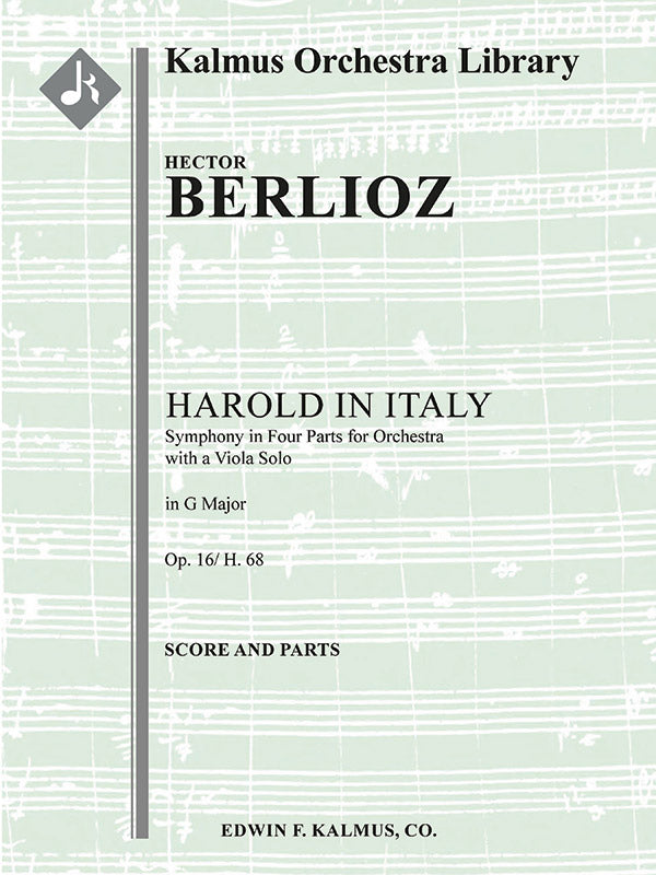 Harold in Italy, Op. 16/ H. 68 (Symphony in Four Parts with a Viola Solo) Cover Image