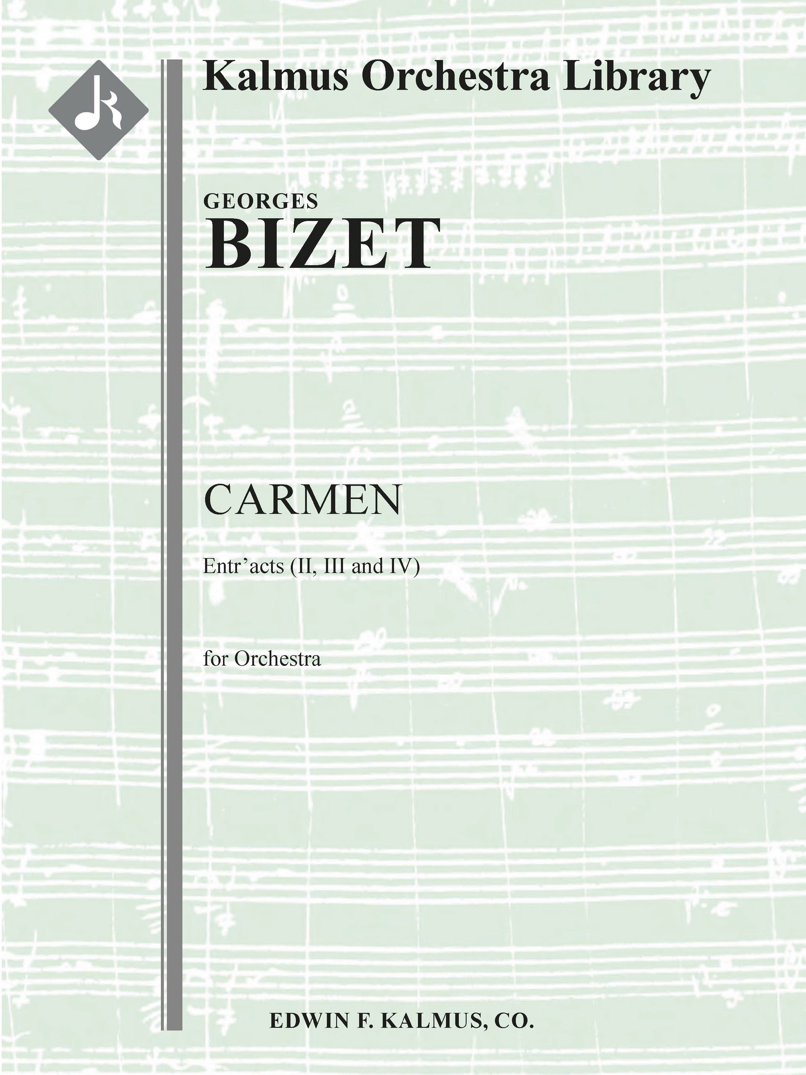 Carmen: Entractes (II, III and IV) Cover Image
