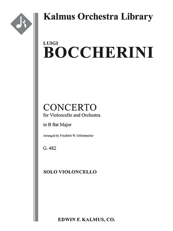 Concerto for Cello in B flat, G. 482 Cover Image