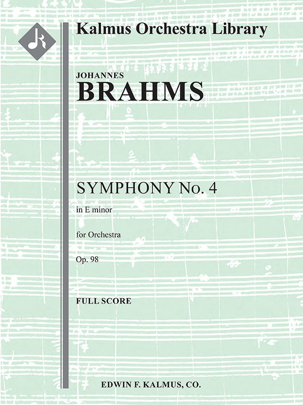 Symphony No. 4 in E minor, Op. 98 Cover Image
